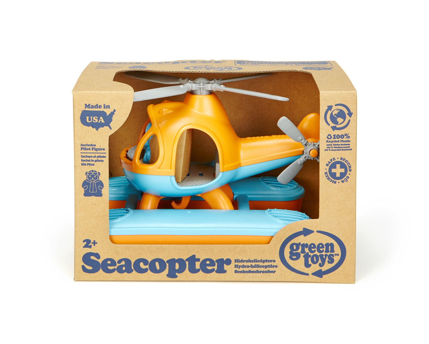 Green Toys Seacopter - Orange