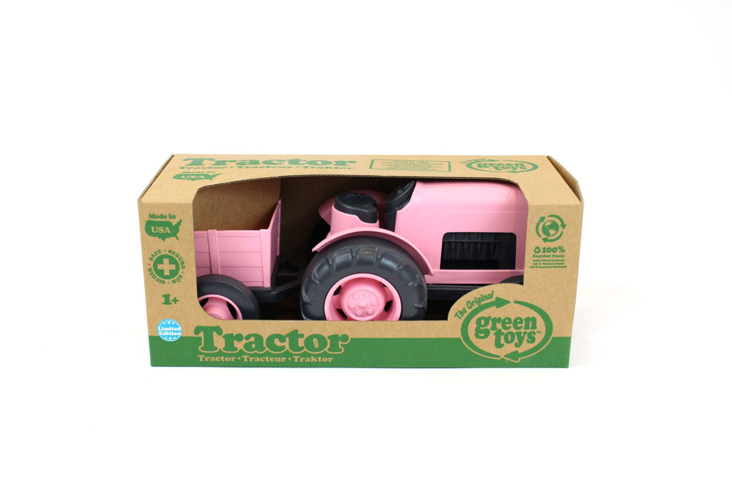 Green Toys Tractor - Pink