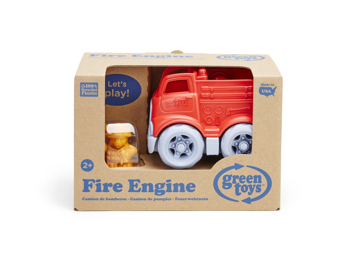 Green Toys Mini Fire Engine w/ Character