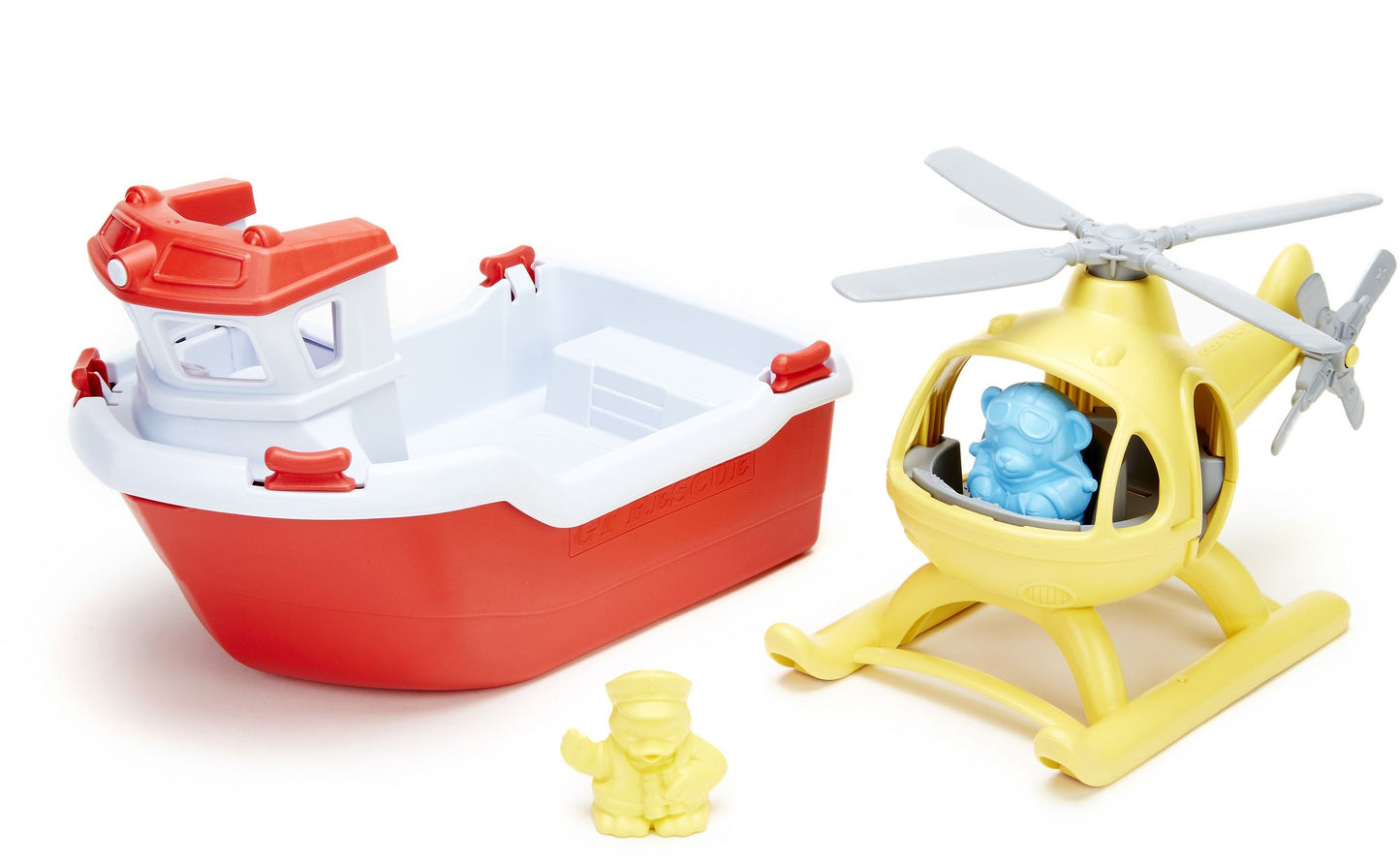 Rescue Boat & Helicopter