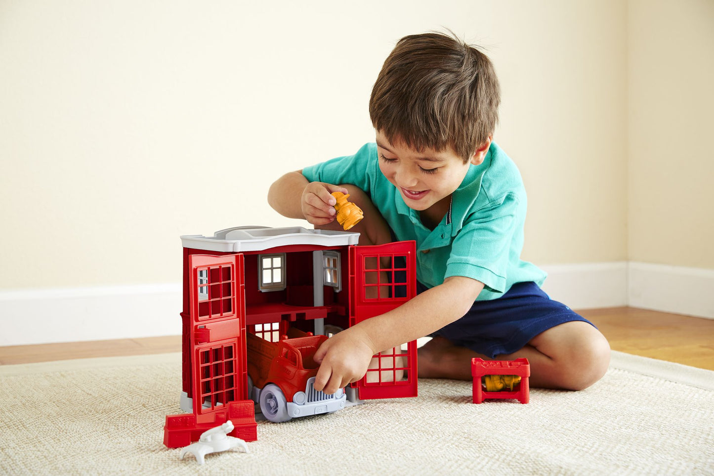 Green Toys Fire Station Playset