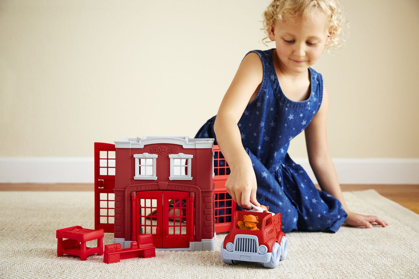 Green Toys Fire Station Playset