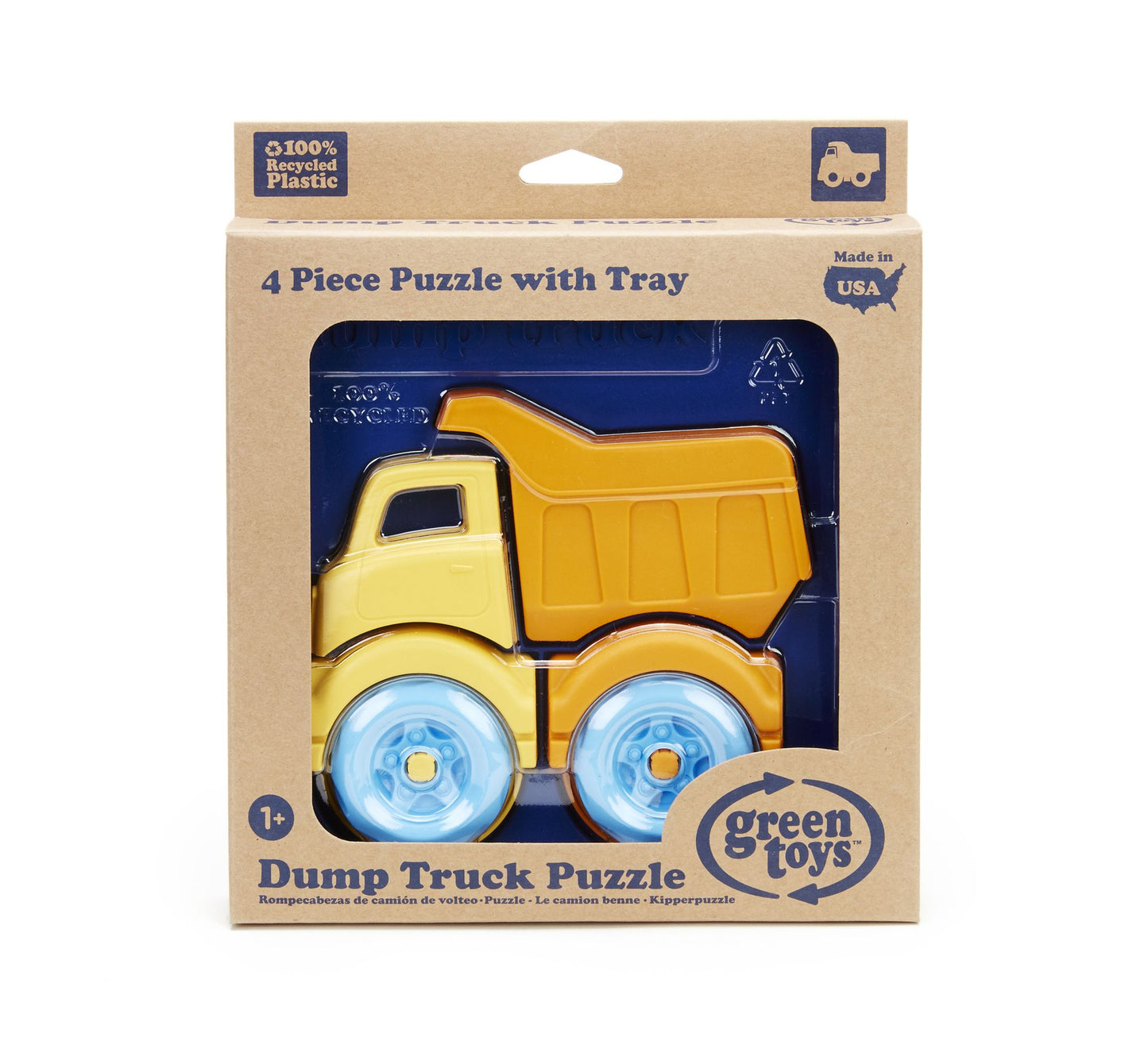 Green Toys Dump Truck 3D Puzzle (Colors Vary)