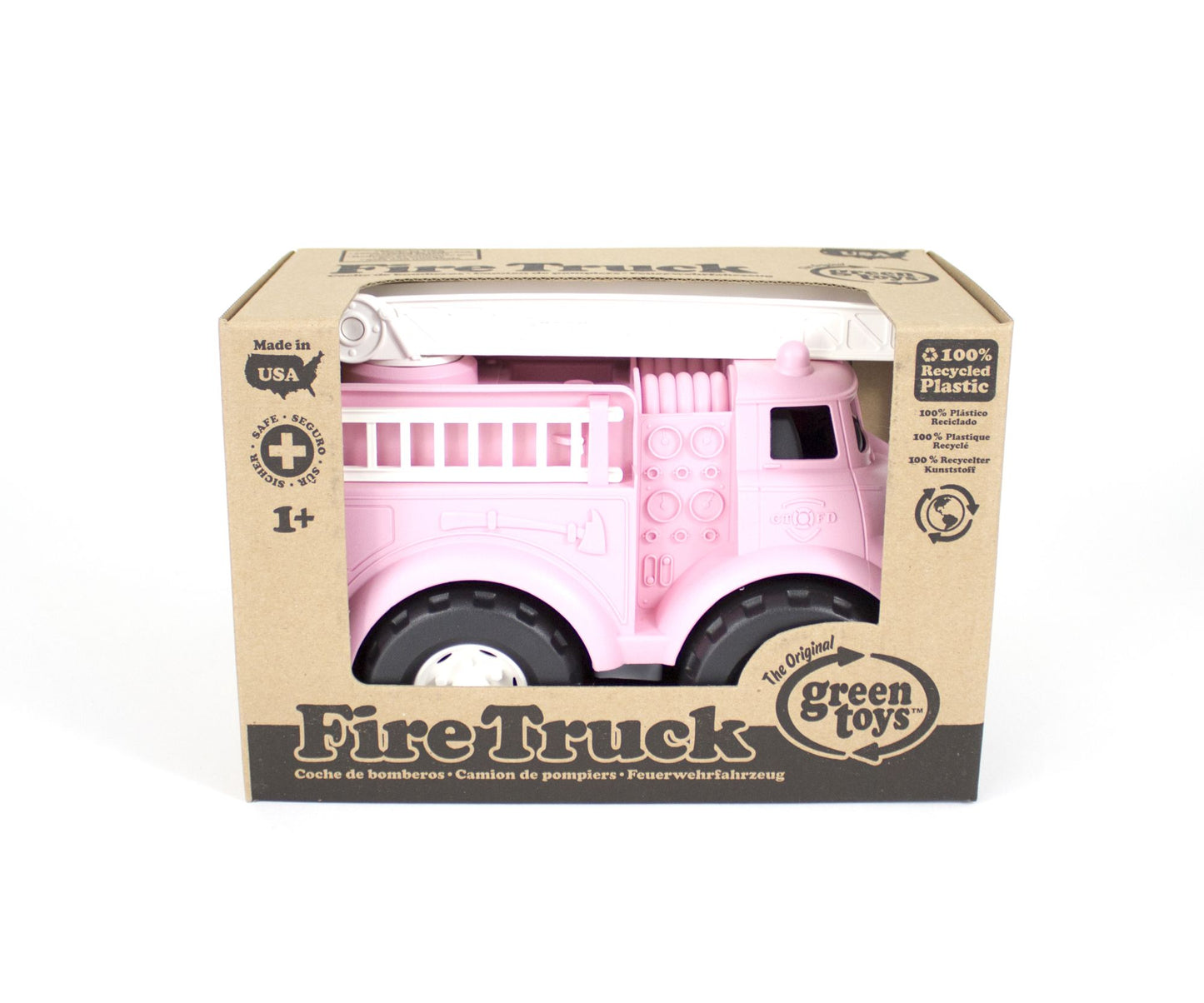 Green Toys Fire Truck - Pink