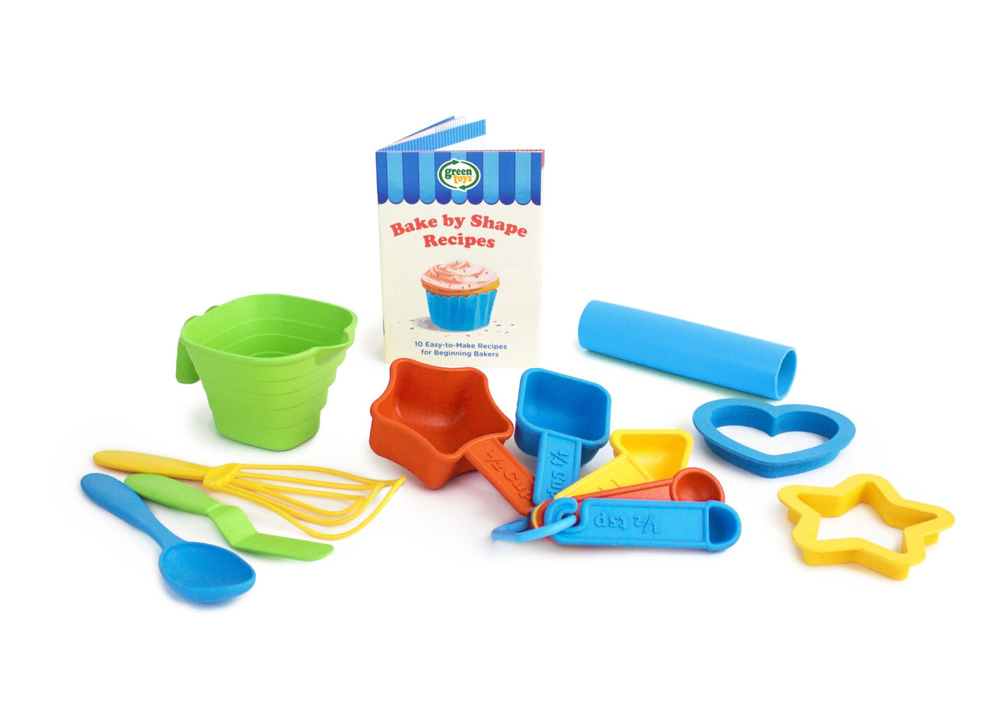 Green Toys Bake by Shape Recipe & Baking Set