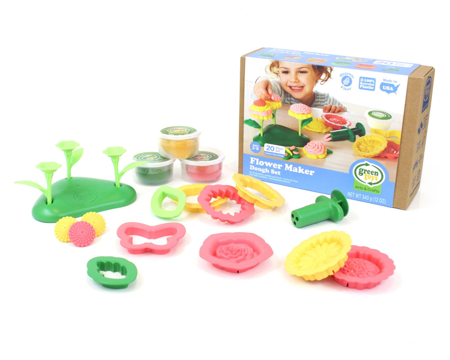 Green Toys Flower Maker Dough Set