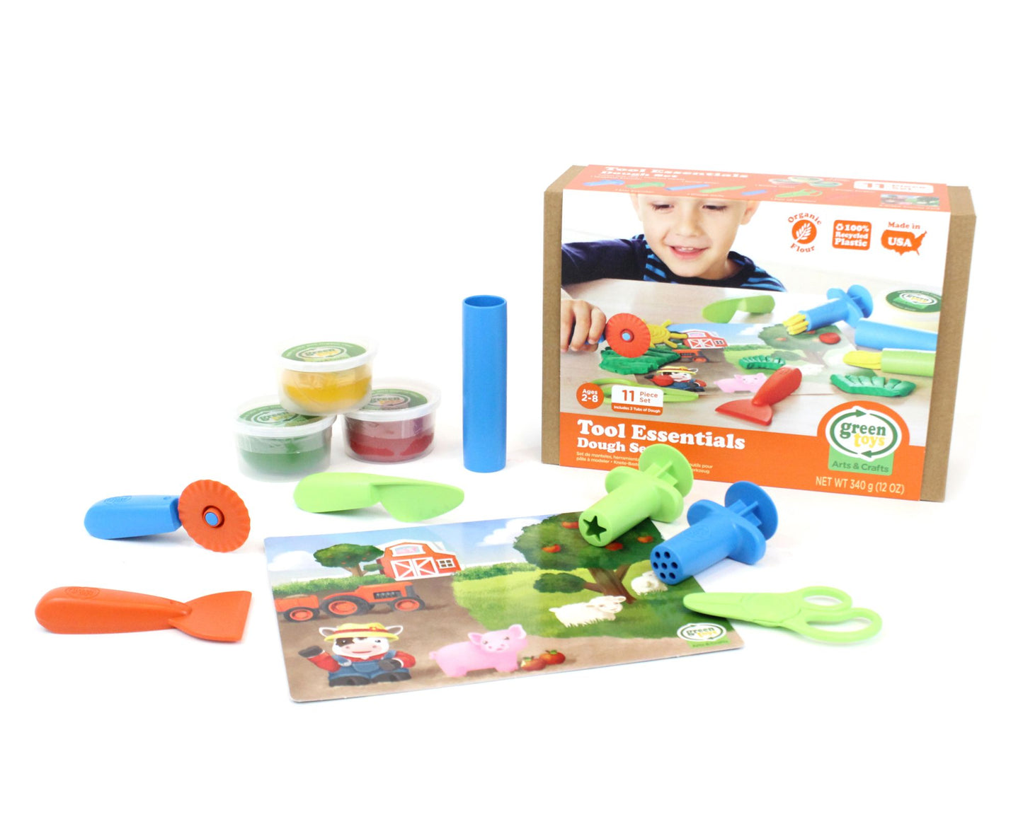 Green Toys Tool Essentials Dough Set