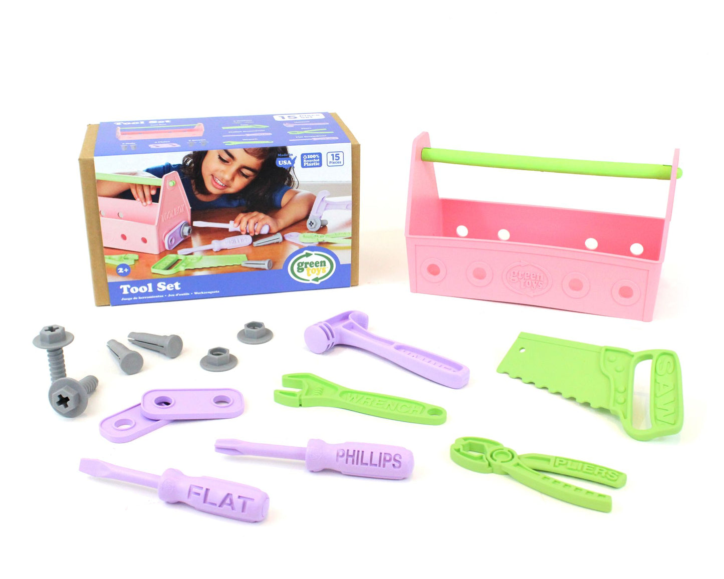 Green Toys Tool Set - Pink
