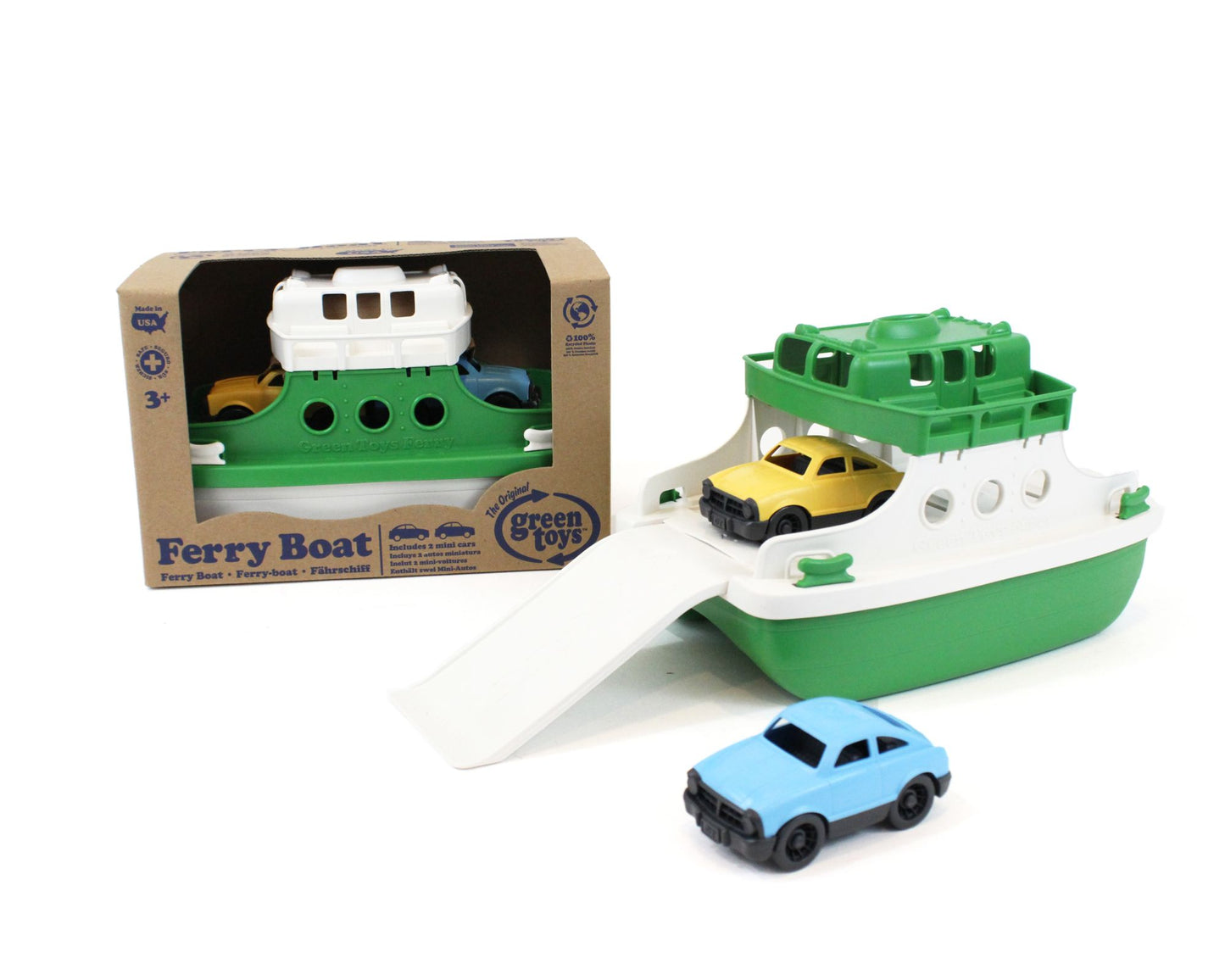Green Toys Ferry Boat - Green/White