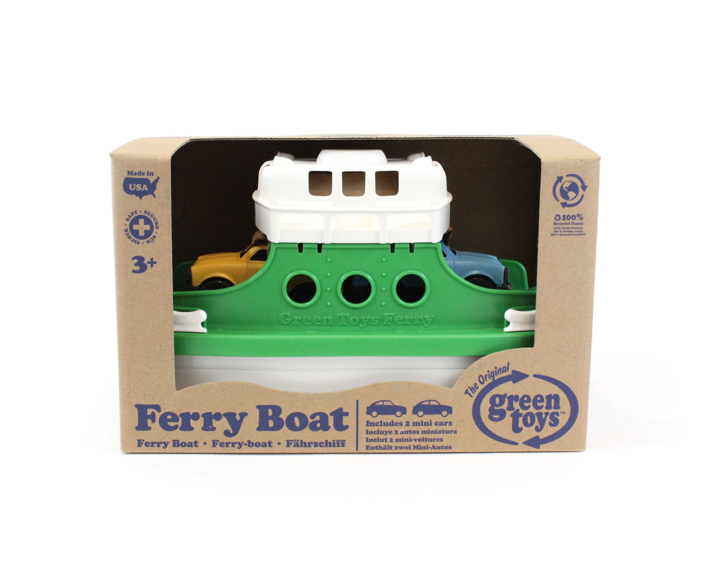 Green Toys Ferry Boat - Green/White
