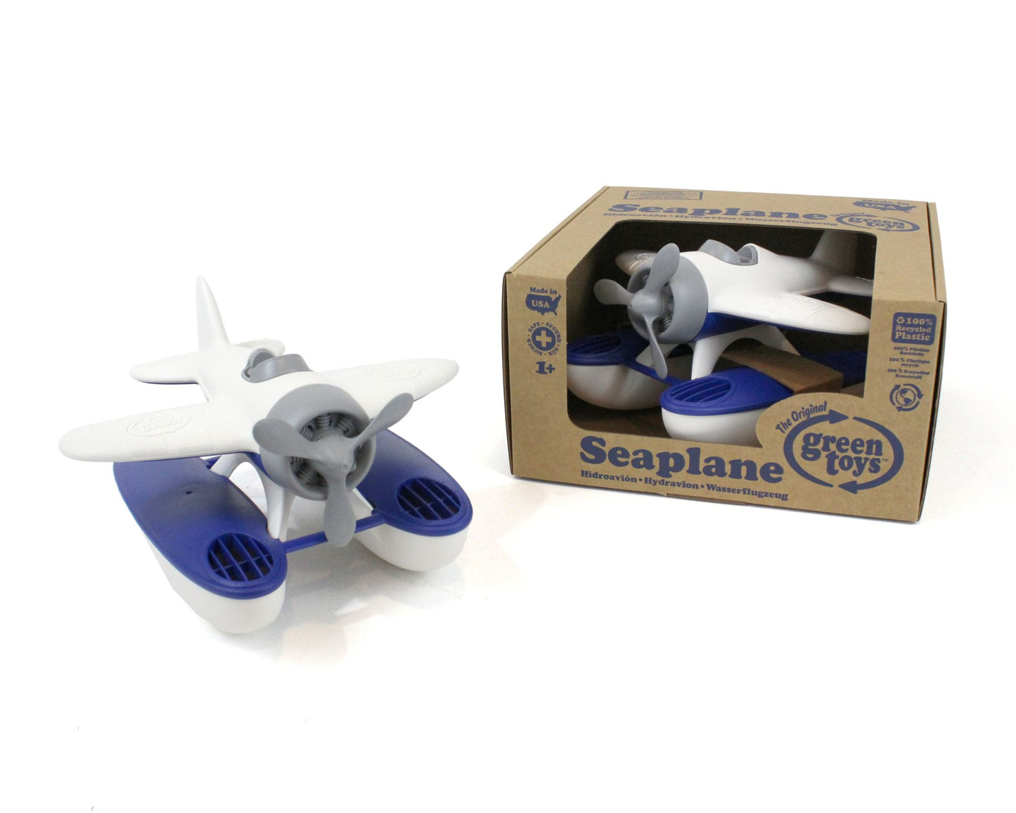 Green Toys Seaplane - White/Blue