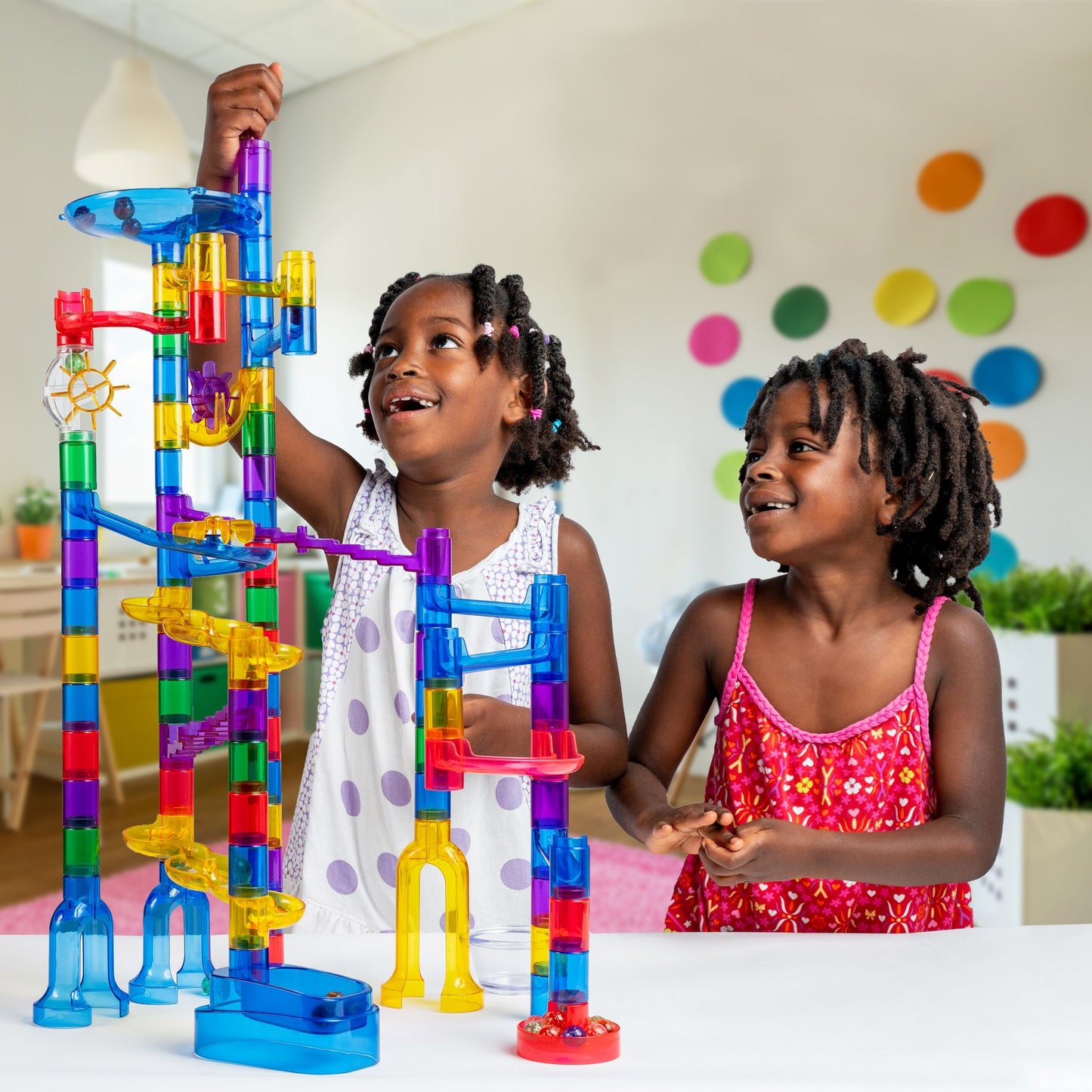 National Geographic Glow-in-the-Dark Marble Run 50 piece