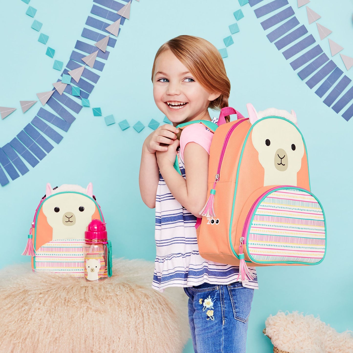 Skip Hop Little Kid Backpack-Llama