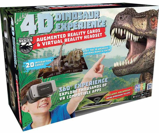 4D Dinosaur AR Cards & VR Headset