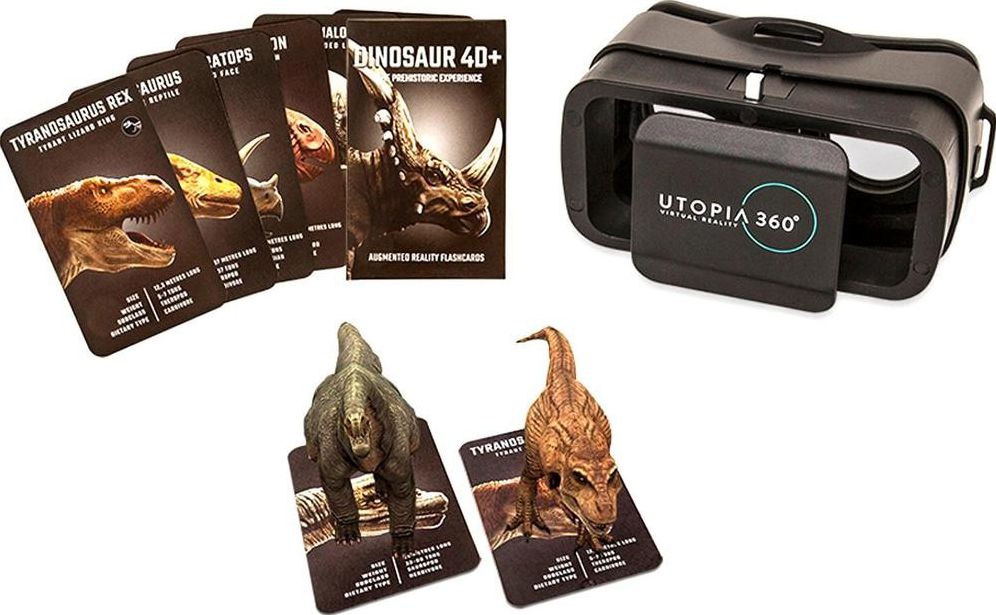 4D Dinosaur AR Cards & VR Headset