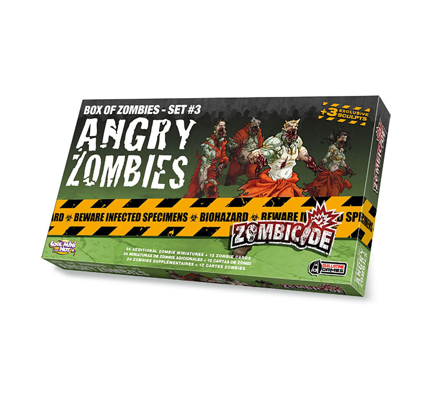 Cool Mini Or Not GUG0017 Zombicide - Angry Zombies