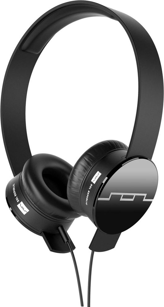 Sol Republic Tracks V8 On-Ear Headphones with 3 Button Remote and Mic - Black