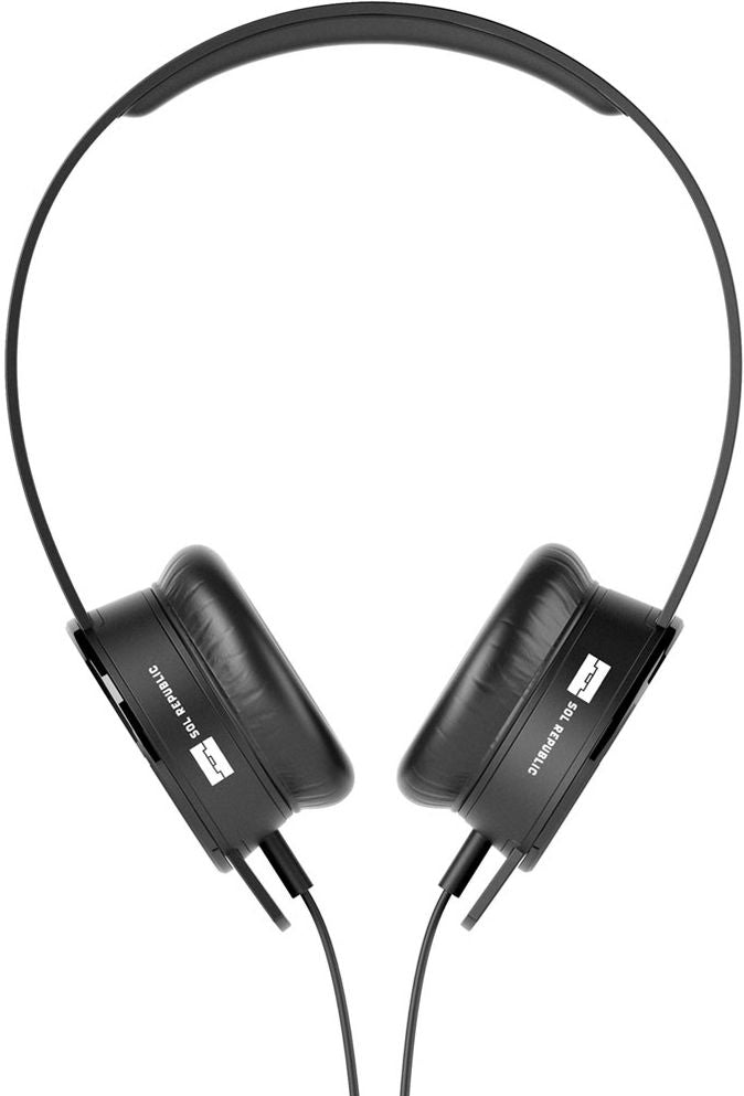 Sol Republic Tracks V8 On-Ear Headphones with 3 Button Remote and Mic - Black