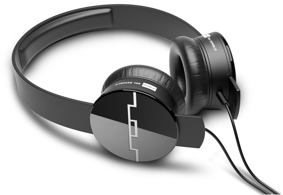 Sol Republic Tracks V8 On-Ear Headphones with 3 Button Remote and Mic - Black