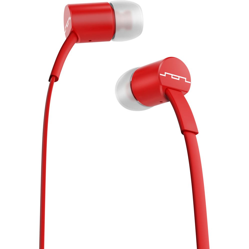Sol Republic JAX Red In-Ear Headphones with Remote and Mic