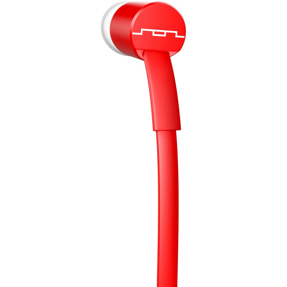 Sol Republic JAX Red In-Ear Headphones with Remote and Mic