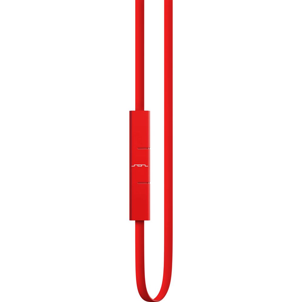 Sol Republic JAX Red In-Ear Headphones with Remote and Mic