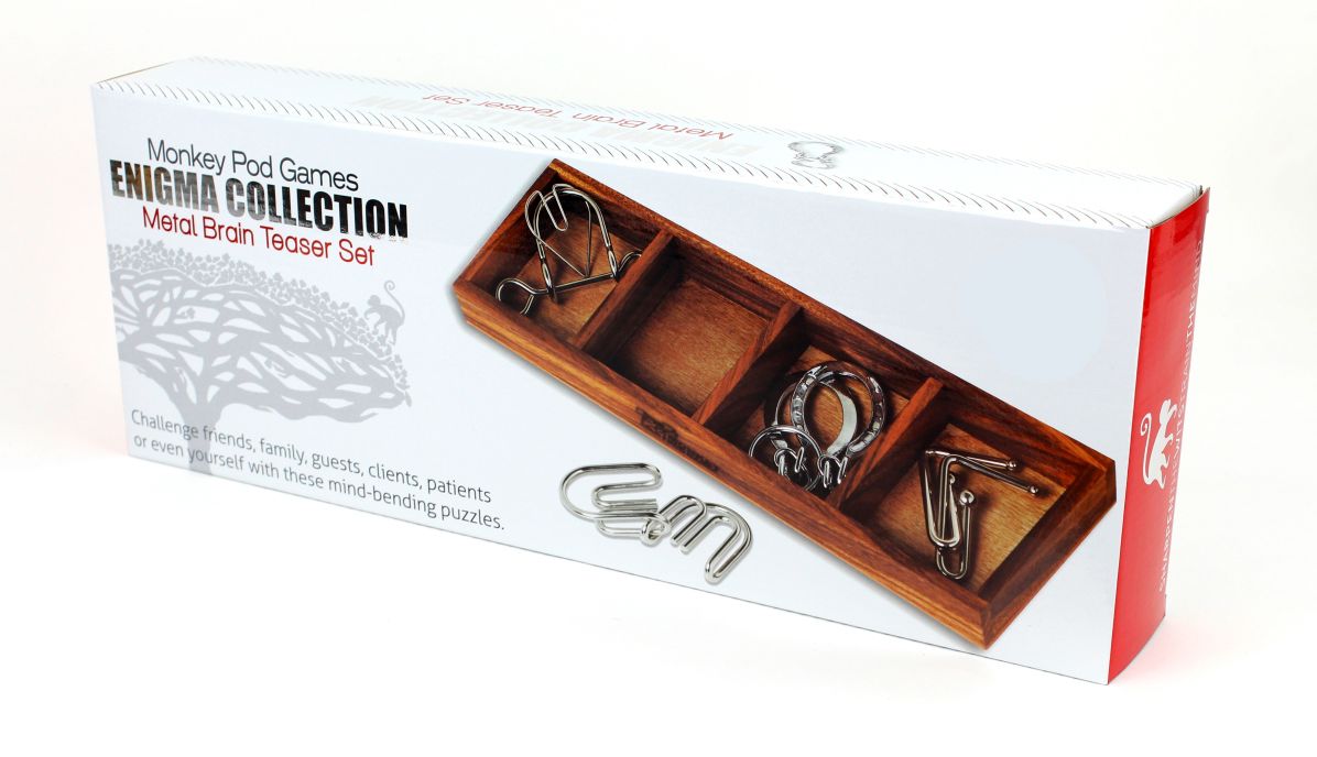 THE ENIGMA COLLECTION METAL BRAIN TEASERS SET