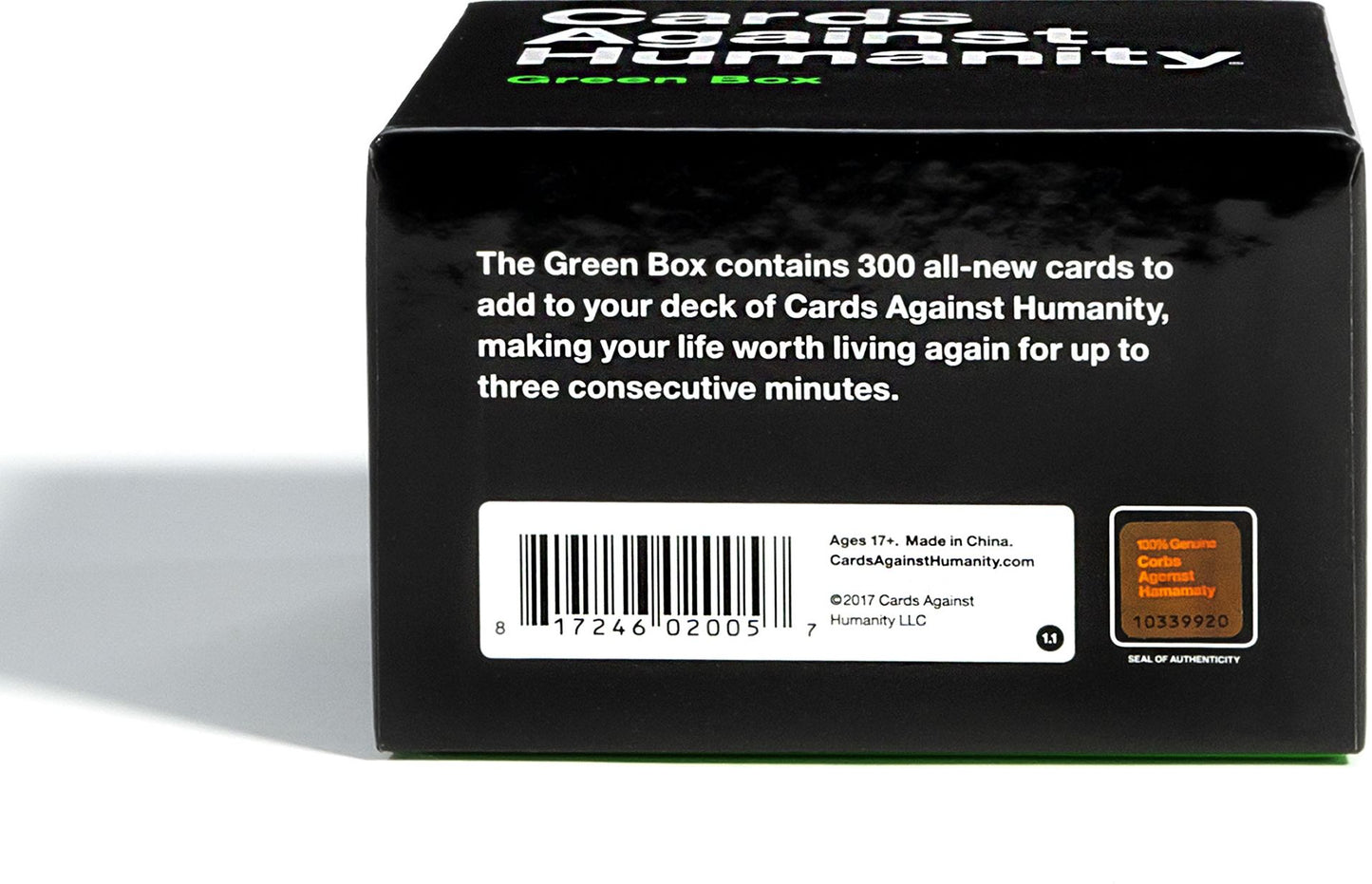Cards Against Humanity Green Box