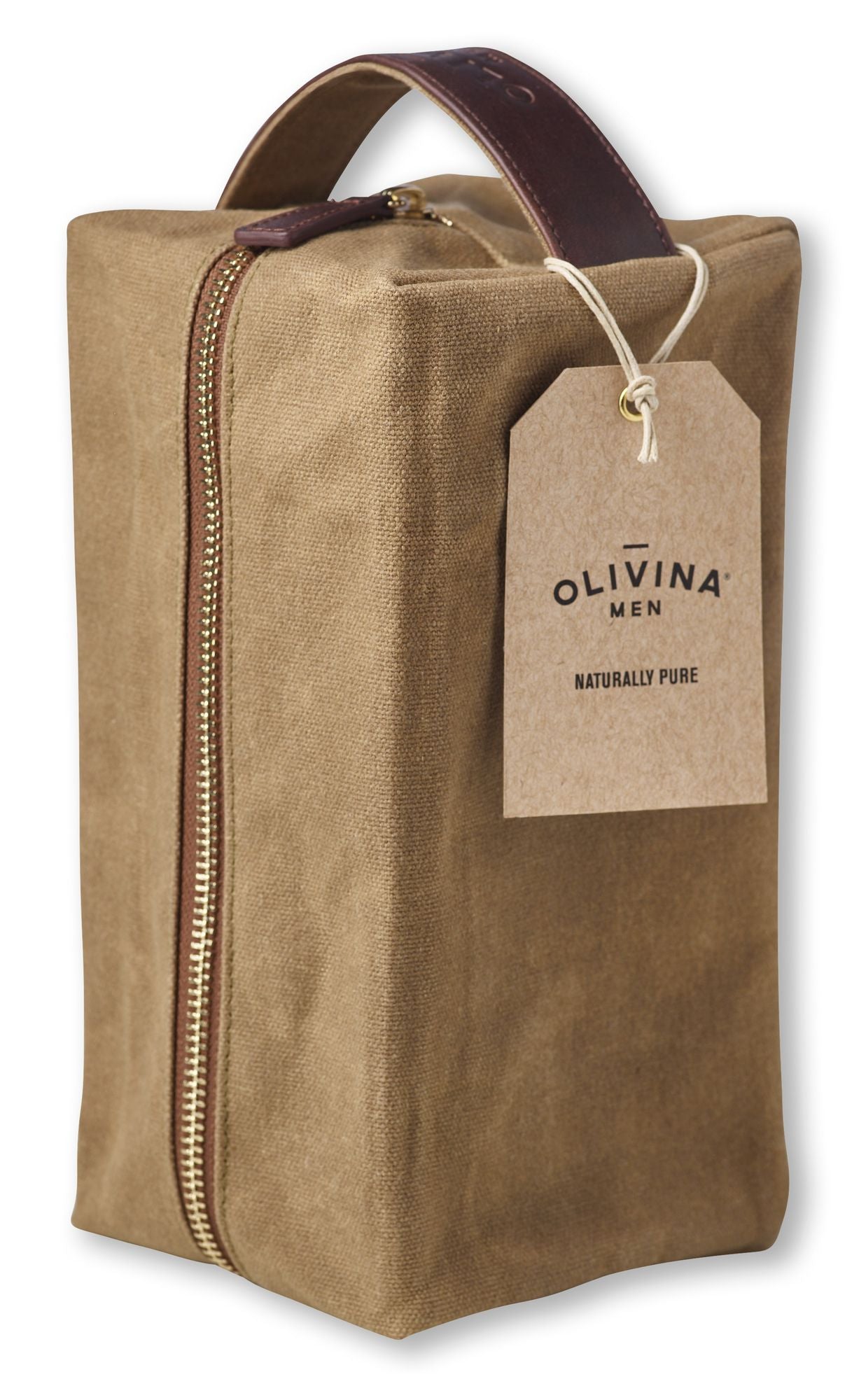 Canvas Dopp Kit Khaki