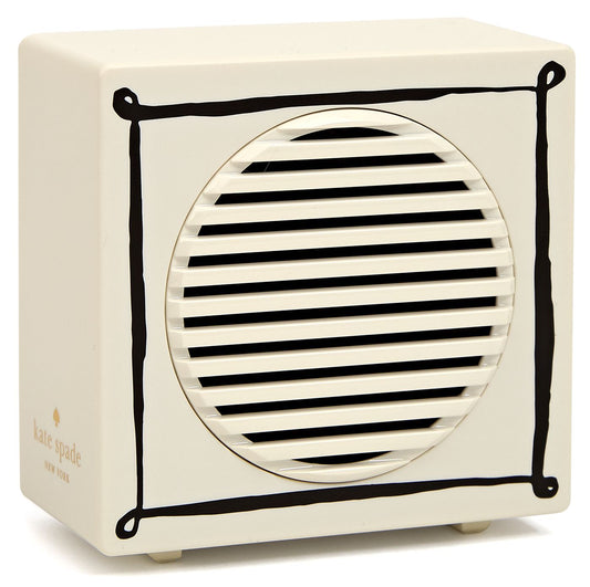 Kate Spade New York Portable Wireless Speaker, Cream