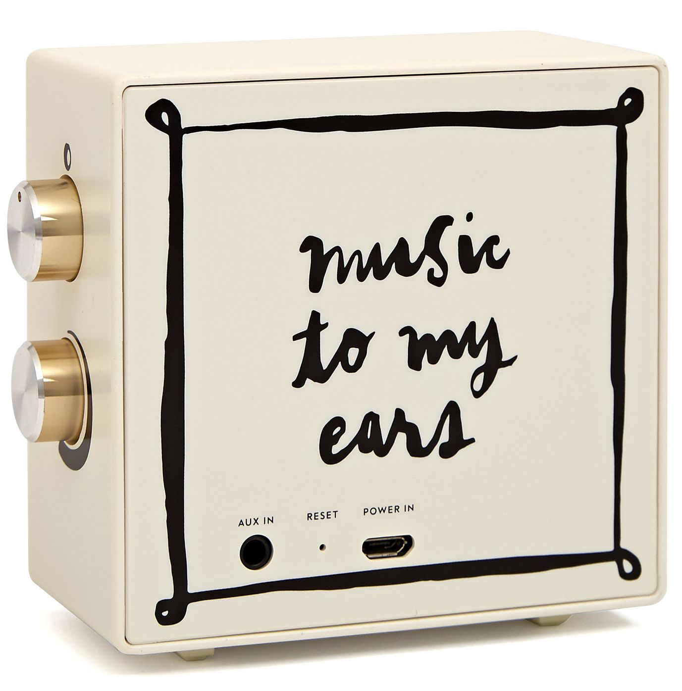 Kate Spade New York Portable Wireless Speaker, Cream