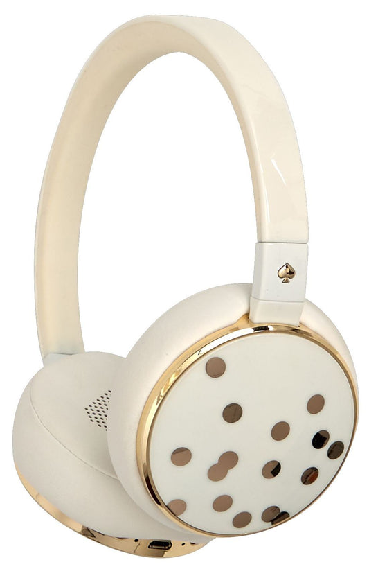 Kate Spade New York Wireless Headphones, Cream Confetti