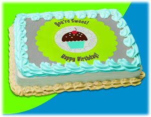 UB FUN A17942-03 YOU RE SWEET HAPPY BIRTHDAY ICING SHEET 8.5 inches X 11 inches