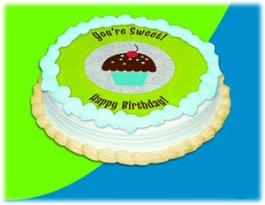UB FUN A17942-05 YOU RE SWEET HAPPY BIRTHDAY ICING SHEET 8 inches ROUND