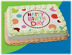 UB FUN A17890-03 BIRTHDAY STACKER ICING SHEET 8.5 inches X 11 inches