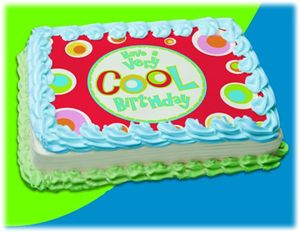 UB FUN A12568-03 COOL BIRTHDAY SNEAKERS ICING SHEET 8.5 inches X 11 inches