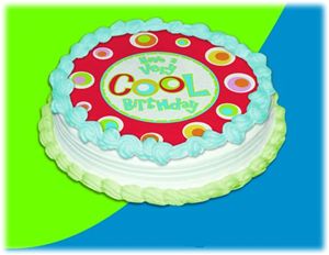 UB FUN A12568-05 COOL BIRTHDAY SNEAKERS ICING SHEET 8 inches ROUND