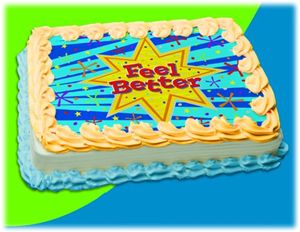 UB FUN A14243-03 FEEL BETTER BURST ICING SHEET 8.5 inches X 11 inches