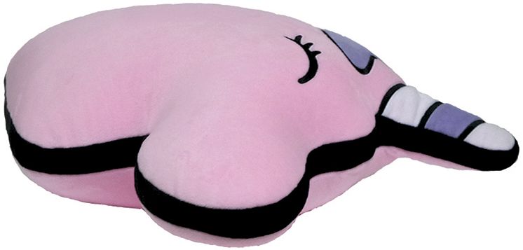 Pink Unicorn Embroidered Fleece Mini Pillow