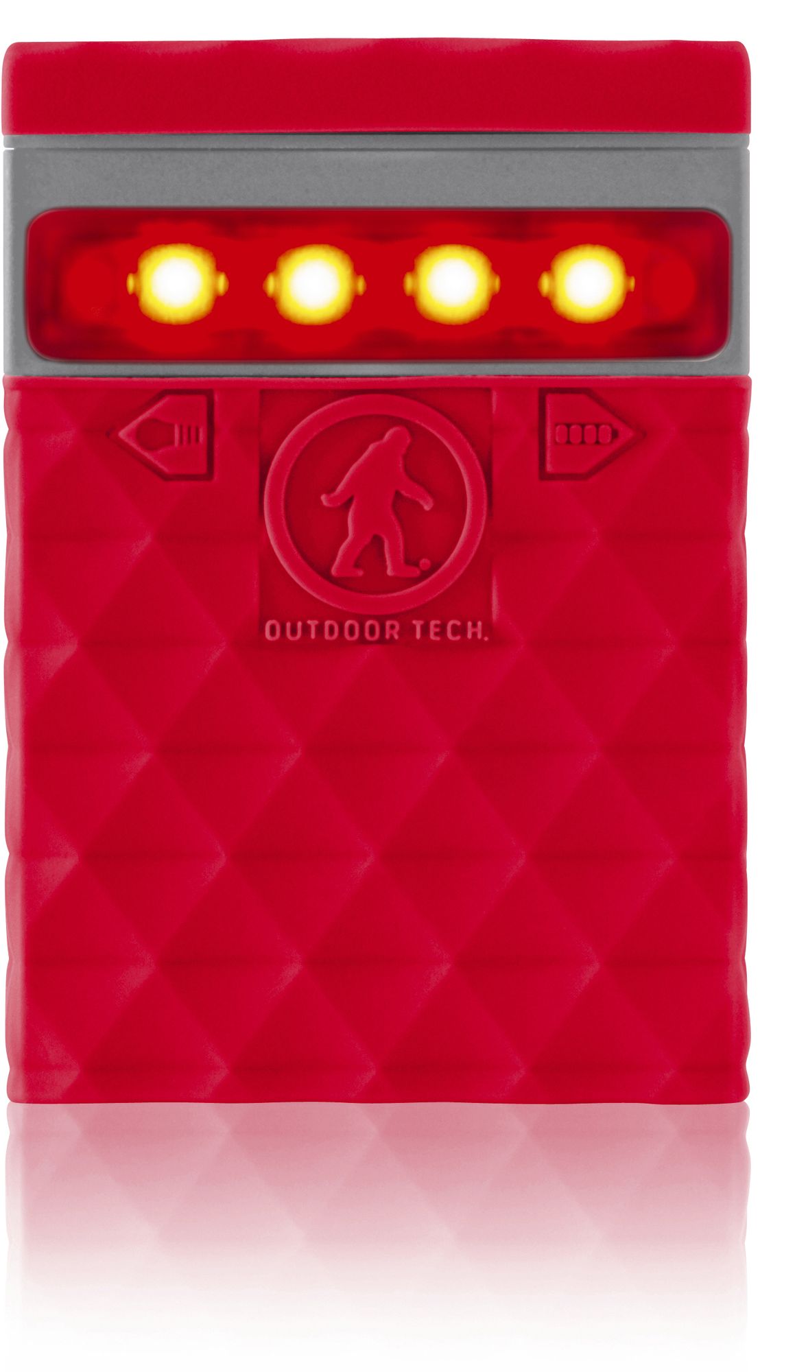 Outdoor Tech OT2700-R KODIAK MINI 2.0 Rugged 2600 mAh Powerbank - Red