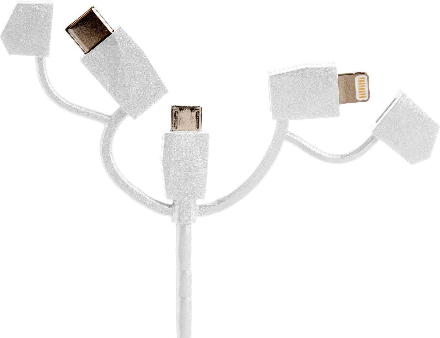 Outdoor Tech OT3150-W CALAMARI 2.0 3-IN-1 Charge Cable - White