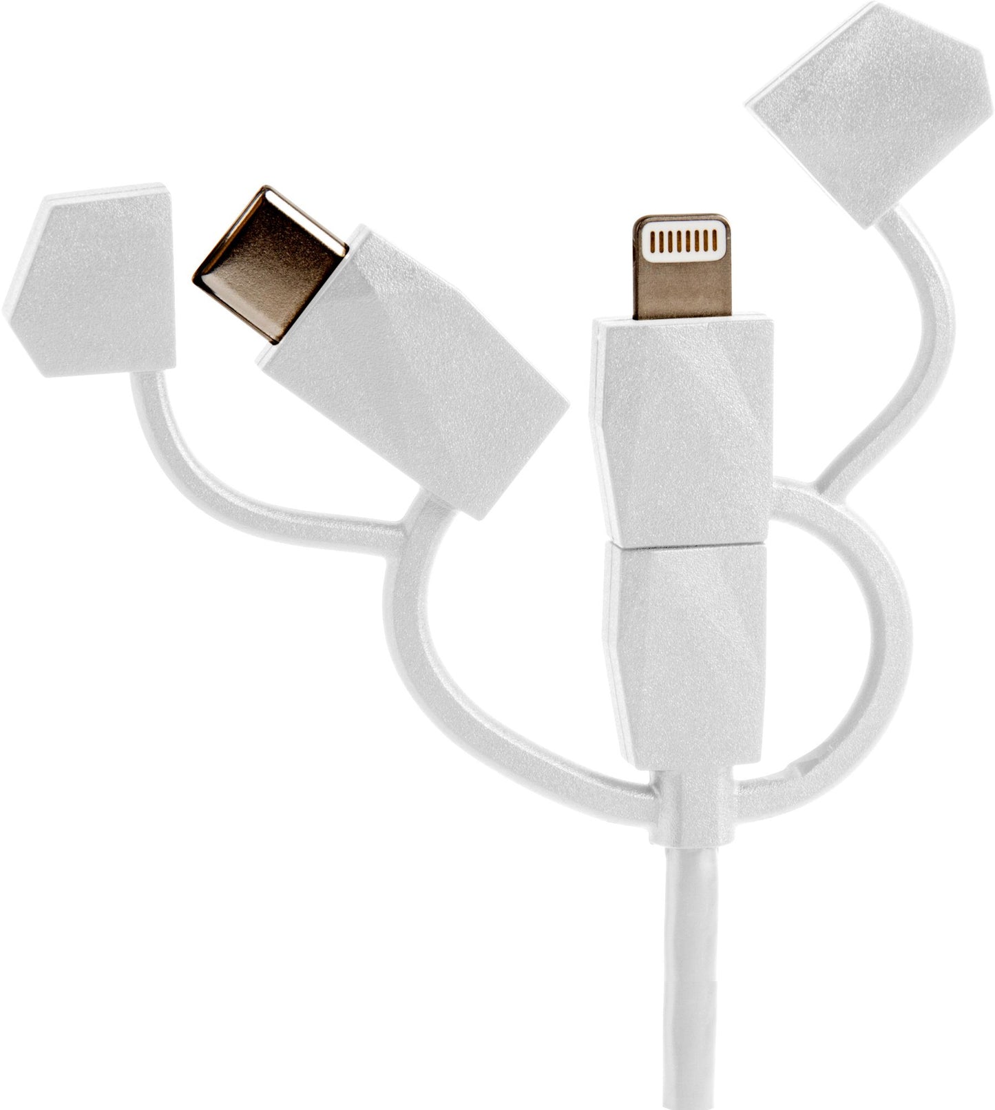 Outdoor Tech OT3150-W CALAMARI 2.0 3-IN-1 Charge Cable - White