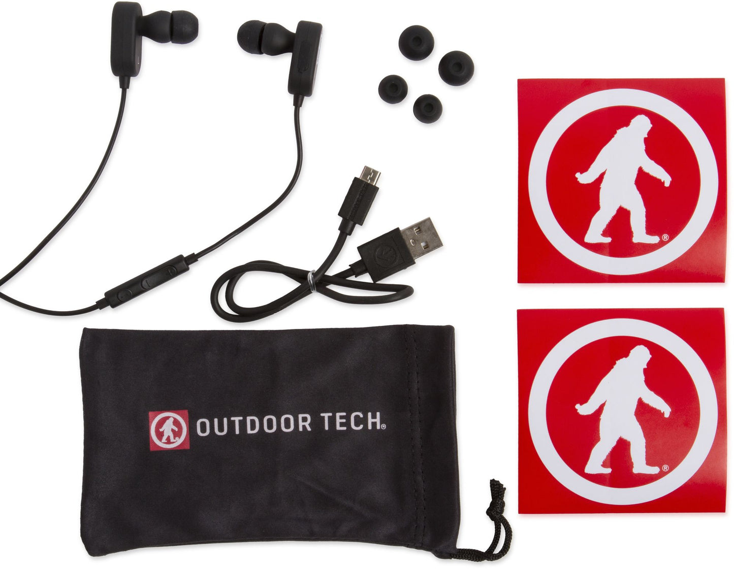 Outdoor Tech OT1005-B TAGS 2.0 Wireless Earbuds - Black