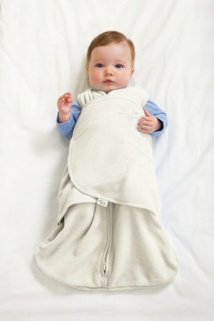 Halo Innovations Sleep Sack Swaddle Micro Fleece Cream -  Newborn