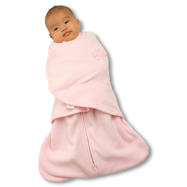 Halo Innovations SleepSack Swaddle Micro Fleece Pink -  Newborn