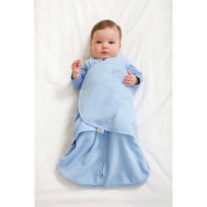 Halo Innovations SleepSack Swaddle Micro Fleece Blue -  Newborn