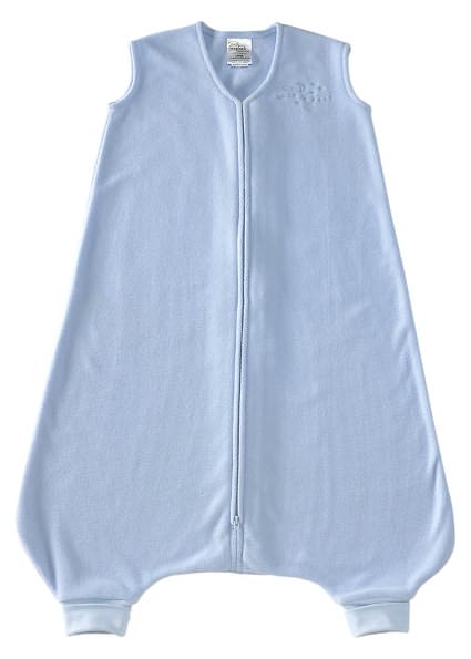 Halo SleepSack Early Walker wearable blanket, 100% polyester microfleece, size extra large 18-23 mos, blue