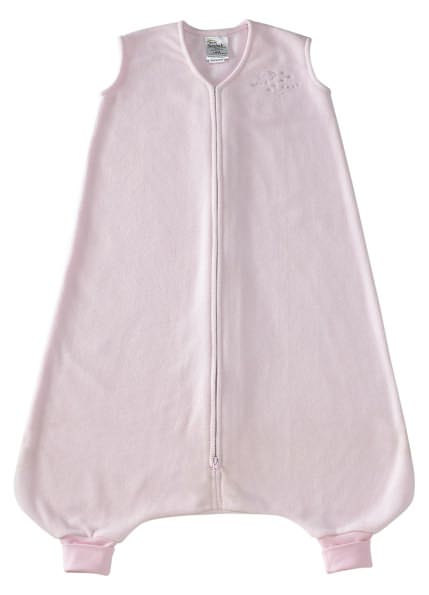Halo SleepSack Early Walker wearable blanket, 100% polyester microfleece, size large 12-18 mos, soft pink