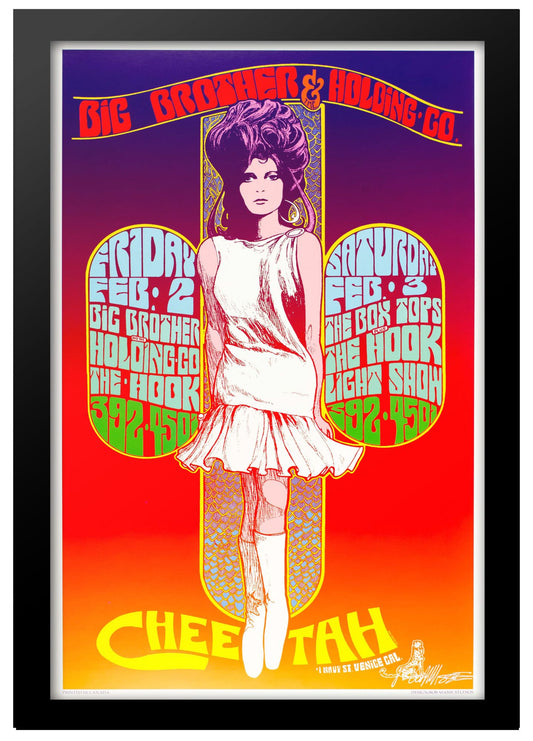 Concert poster designed by Bob Masse for Big Brother and The Holding Company