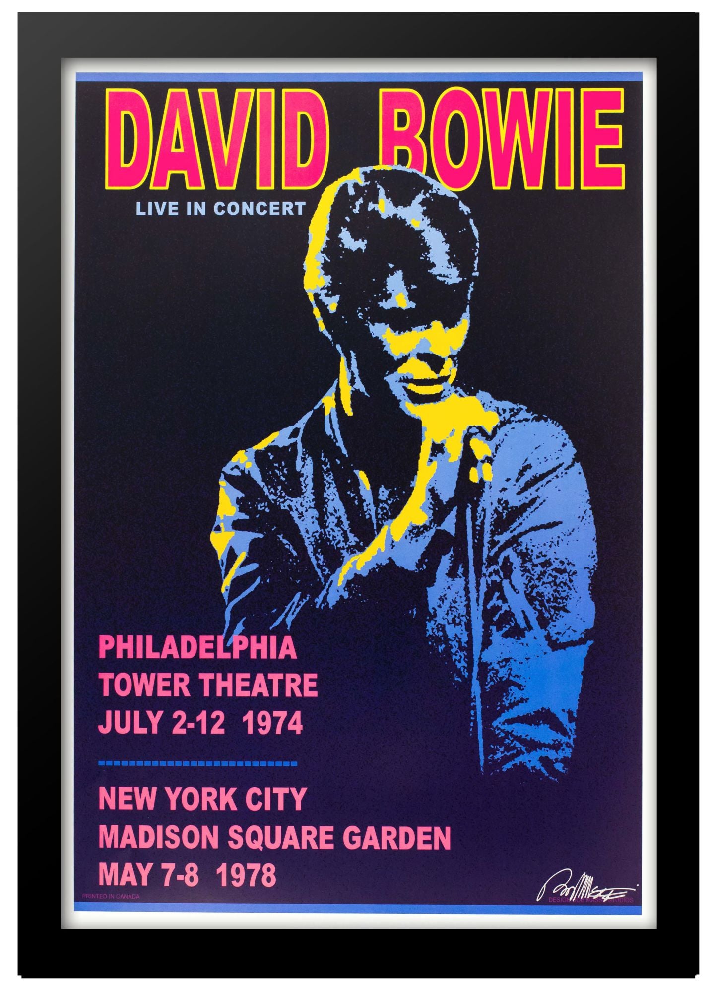 Luxe West BMP08 Bob Masse Original Framed Concert Poster - Pink Floyd
